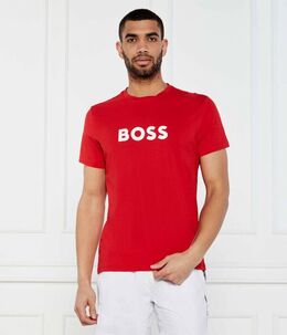 BOSS: Красная футболка 