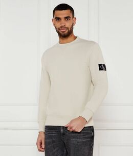Calvin Klein Jeans: Жёлтый свитер 