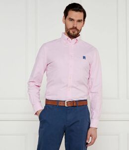 Tommy Hilfiger: Розовая рубашка 