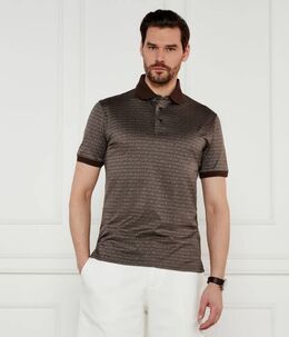 Emporio Armani: Коричневая рубашка 