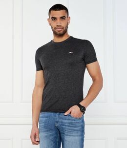 Tommy Jeans: Серая футболка 