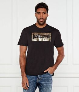 Just Cavalli: Чёрная футболка 