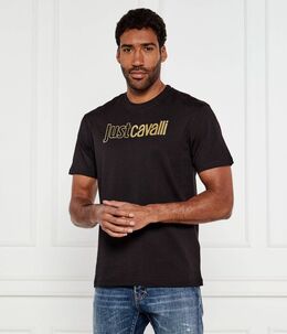 Just Cavalli: Чёрная футболка 