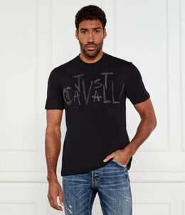 Just Cavalli: Чёрная футболка 