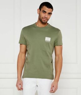 Tommy Jeans: Футболка цвета хаки 