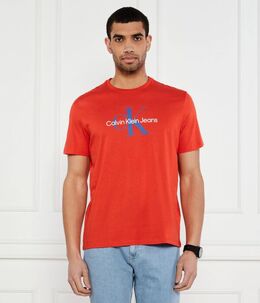 Calvin Klein Jeans: Красная футболка 
