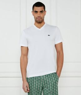 Lacoste: Белая футболка 