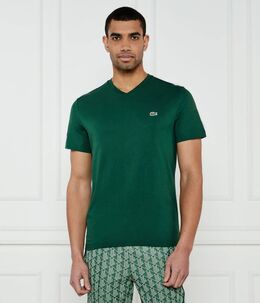 Lacoste: Зелёная футболка 