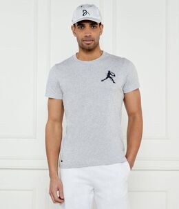 Lacoste: Серая футболка  Djokovic