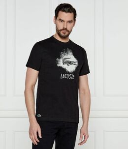 Lacoste: Чёрная футболка 