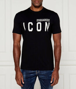 Dsquared2: Чёрная футболка  Cool