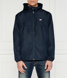 Tommy Jeans: Синяя куртка 