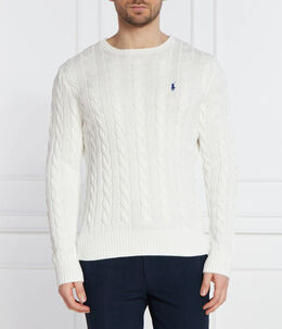Polo Ralph Lauren: Белый свитер 