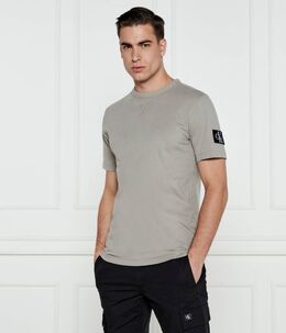 Calvin Klein Jeans: Жёлтая футболка 