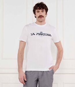 La Martina: Белая футболка 