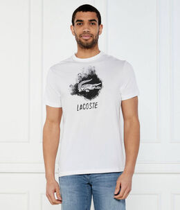 Lacoste: Белая футболка 