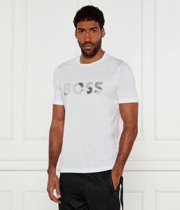 BOSS Green: Белая футболка 
