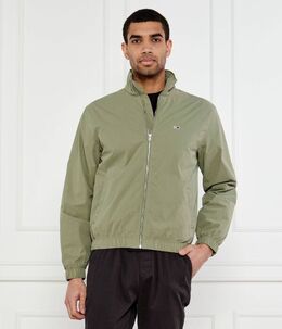 Tommy Jeans: Зелёная куртка 
