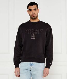 Tommy Jeans: Чёрный свитер 