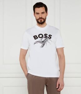 BOSS Orange: Белая футболка 