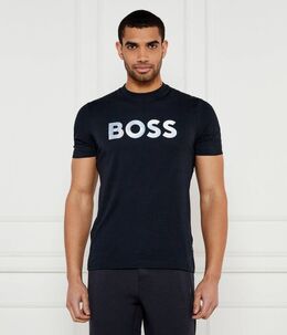 BOSS: Синяя футболка 