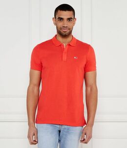 Tommy Jeans: Оранжевая рубашка 