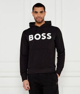 BOSS Orange: Чёрный свитер 