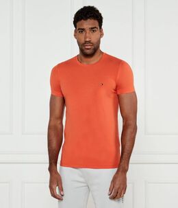 Tommy Hilfiger: Оранжевая футболка 