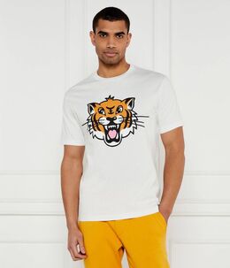 Kenzo: Белая футболка 
