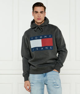Tommy Jeans: Серый свитер 