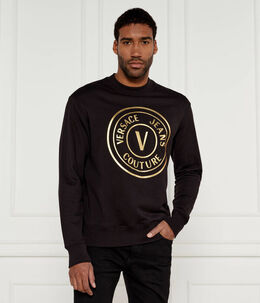 Versace Jeans Couture: Чёрный свитер 