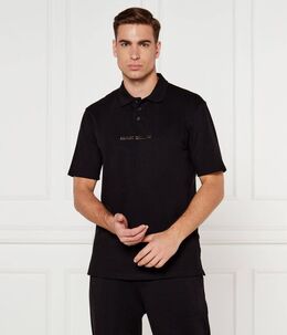 Armani Exchange: Чёрная рубашка 