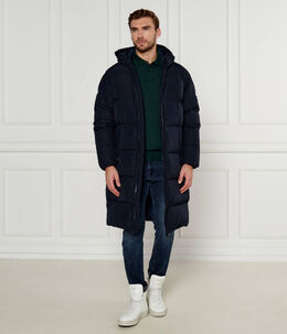 Tommy Hilfiger: Синий пуховик 
