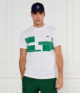 Lacoste: Белая футболка 