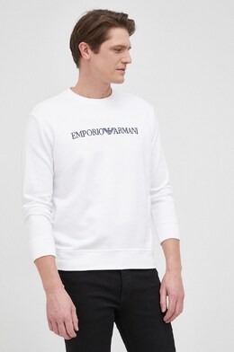 Emporio Armani: Белая толстовка 