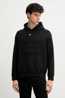 Emporio Armani: Чёрная толстовка 
