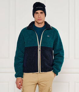 Tommy Jeans: Зелёная куртка 