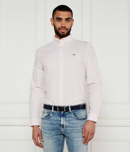 Tommy Jeans: Коричневая рубашка 