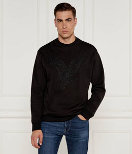 Armani Exchange: Чёрный свитер 