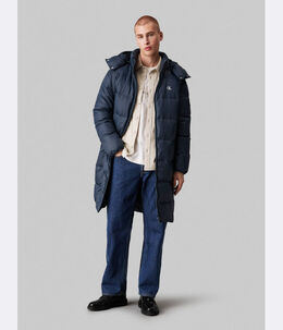 Calvin Klein Jeans: Синий пуховик 