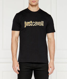 Just Cavalli: Чёрная футболка 