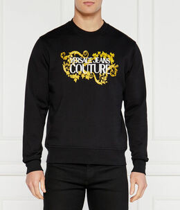 Versace Jeans Couture: Чёрный свитер 