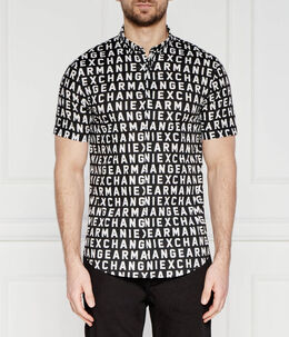 Armani Exchange: Чёрная рубашка 
