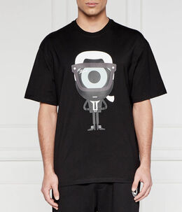 Karl Lagerfeld: Чёрная футболка 
