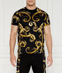 Versace Jeans Couture: Чёрная футболка 