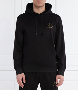 Armani Exchange: Чёрный свитер 
