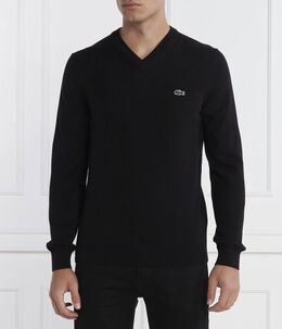 Lacoste: Чёрный свитер 