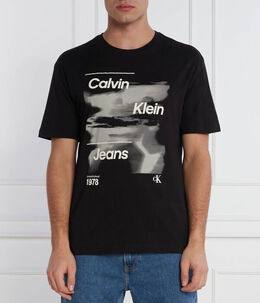 Calvin Klein Jeans: Чёрная футболка 
