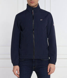 Tommy Jeans: Синяя куртка  Essential