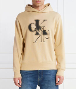 Calvin Klein Jeans: Жёлтый свитер 